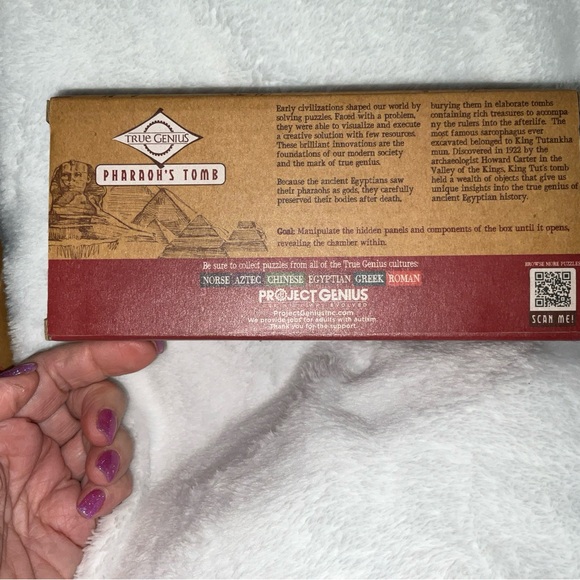 TRUE GENIUS PHAROAH'S TOMB WOOD BRAINTEASER PUZZLE BOX - U. BRAND NEW IN BOX! - Picture 14 of 16
